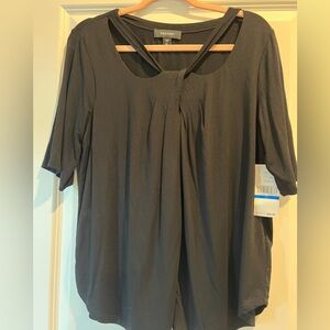 Karen Kane Bright and Beachy Cut Out Top